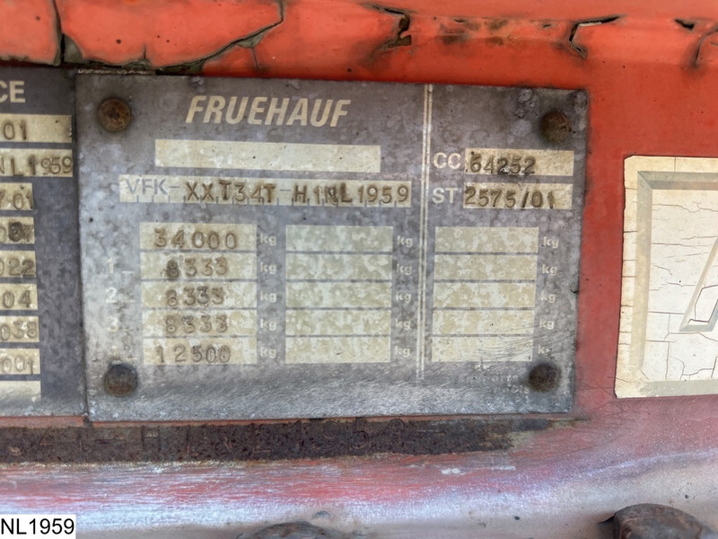 Puspriekabė cisterna Fruehauf Bitum 31060 Liter: foto 7