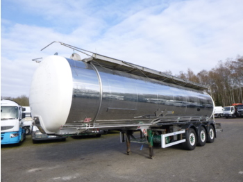 Puspriekabė cisterna pervežimui chemikalų Indox Chemical tank inox 35 m3 / 1 comp: foto 1