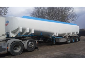 Puspriekabė cisterna pervežimui kuro Kässbohrer 40000 L ADR Tanktrailer Fuel Petrol Diesel, 7,5 mm Alu: foto 1