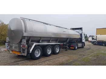 Puspriekabė cisterna pervežimui pieno Kässbohrer Tanktrailer - 32000 Liter Inox, Iso, Chipcleaning, Air: foto 1