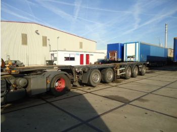 D-TEC 5-Axle combi trailer - CT 53 05D - 53.000 Kg - Konteineris-vežimus/ Sukeisti kūną puspriekabė