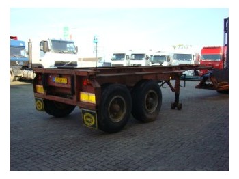 Netam-Freuhauf open 20 ft container chassis - Konteineris-vežimus/ Sukeisti kūną puspriekabė