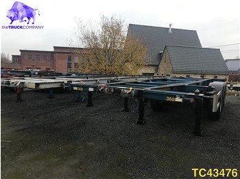 Konteineris-vežimus/ sukeisti kūną puspriekabė Van Hool 20'-30' Container Transport