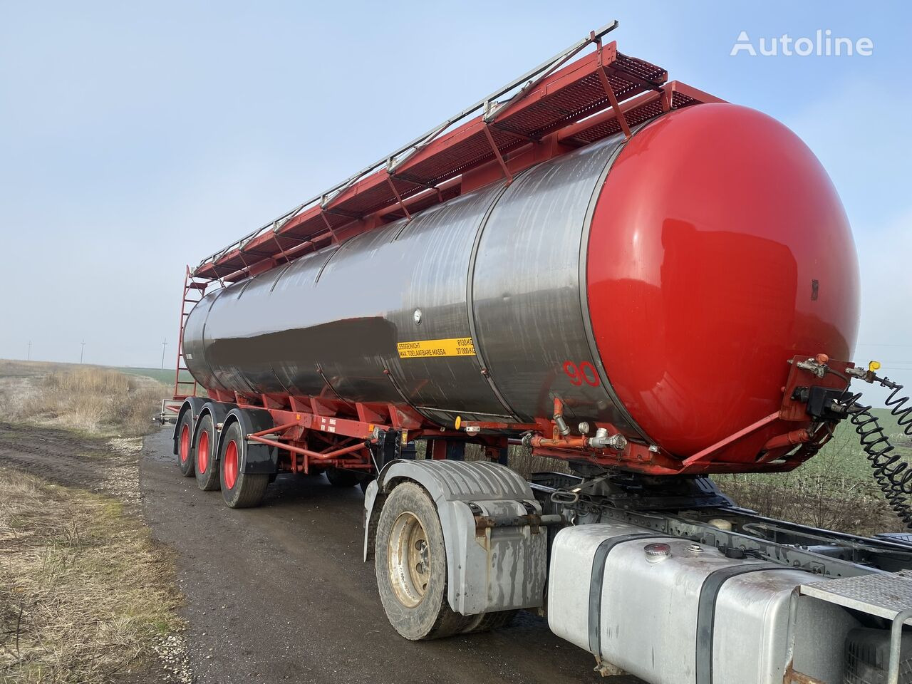 Puspriekabė cisterna pervežimui maisto produktų LAG cisterna - chimice - INOX ALIMENTAR - agricultura: foto 15