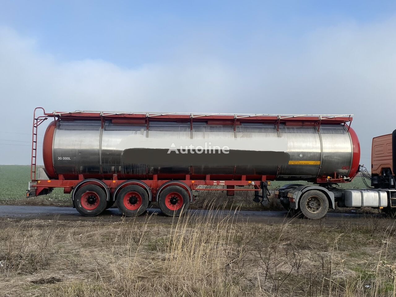 Puspriekabė cisterna pervežimui maisto produktų LAG cisterna - chimice - INOX ALIMENTAR - agricultura: foto 16