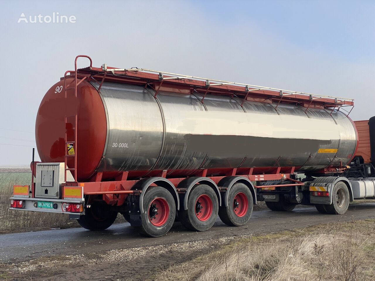 Puspriekabė cisterna pervežimui maisto produktų LAG cisterna - chimice - INOX ALIMENTAR - agricultura: foto 17