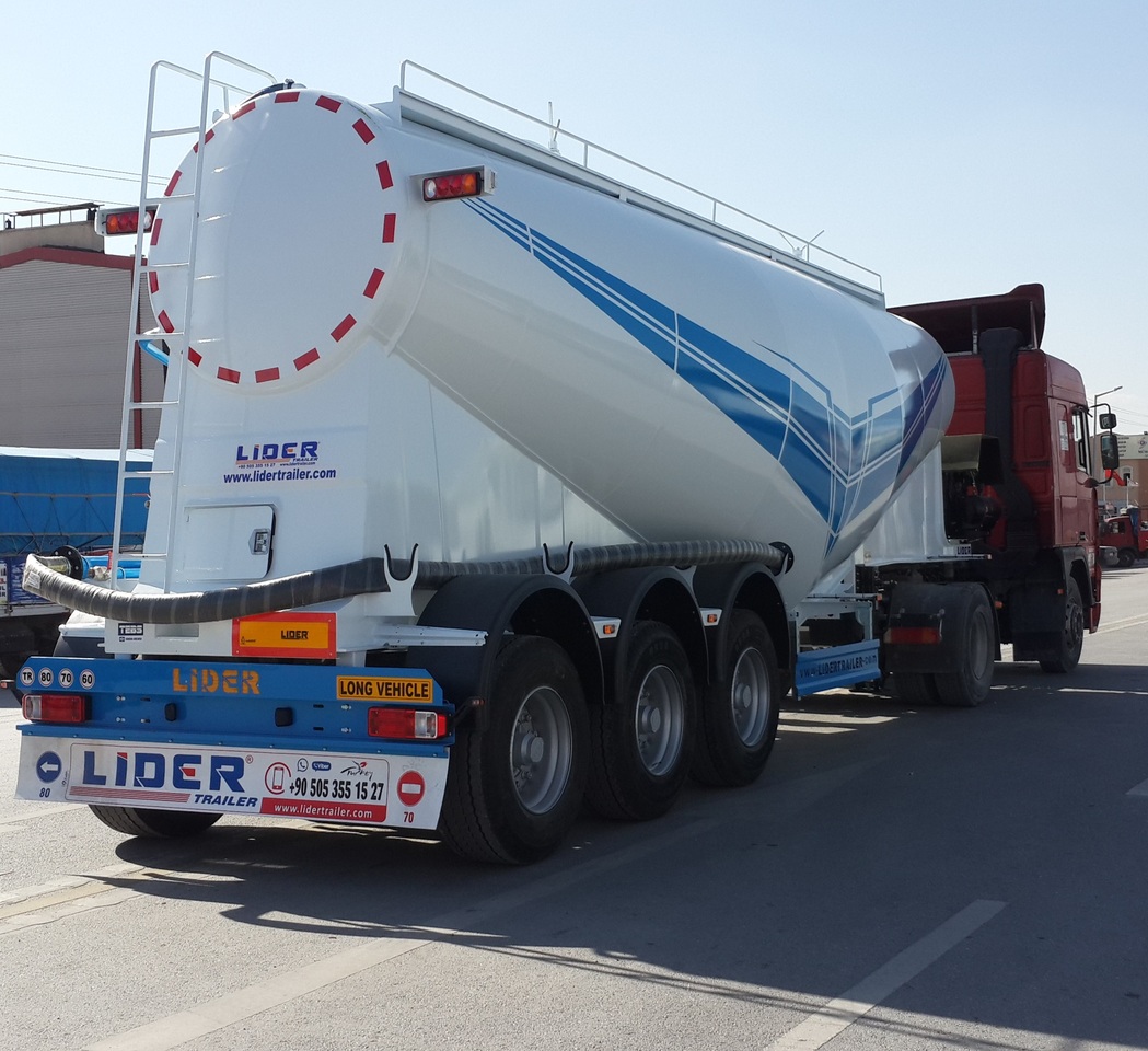 Nauja Puspriekabė cisterna pervežimui cementas LIDER 2023 MODEL NEW CEMENT TANKER: foto 13