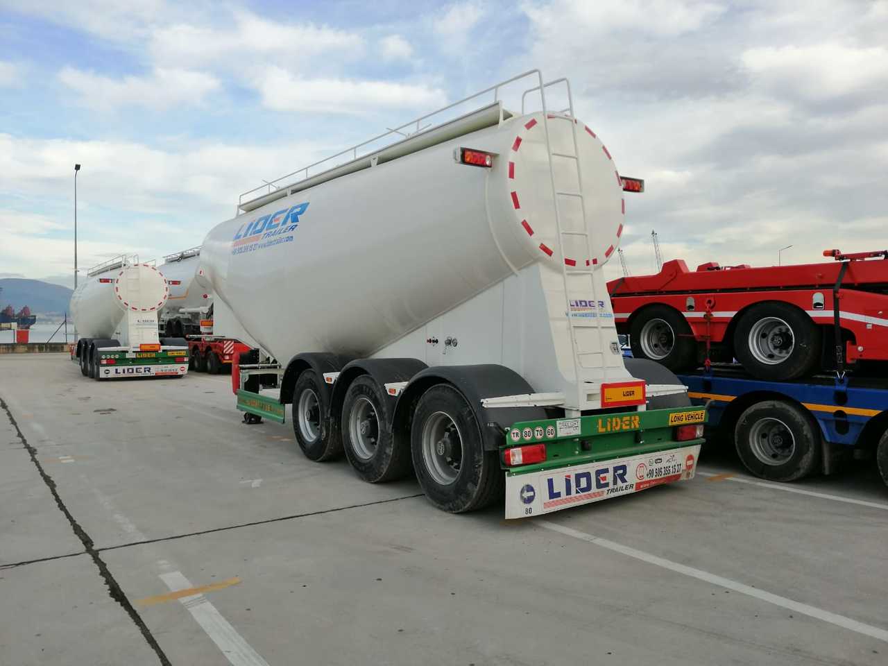 Nauja Puspriekabė cisterna pervežimui cementas LIDER 2023 MODEL NEW CEMENT TANKER: foto 18