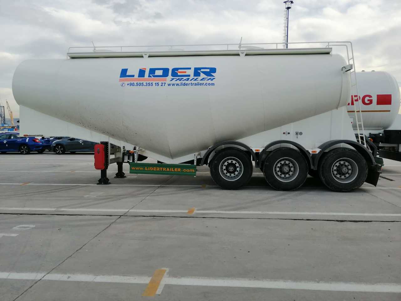 Nauja Puspriekabė cisterna pervežimui cementas LIDER 2023 MODEL NEW CEMENT TANKER: foto 17