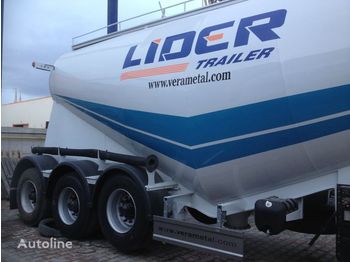 Nauja Puspriekabė cisterna pervežimui cementas LIDER 2023 NEW (FROM MANUFACTURER FACTORY SALE): foto 2