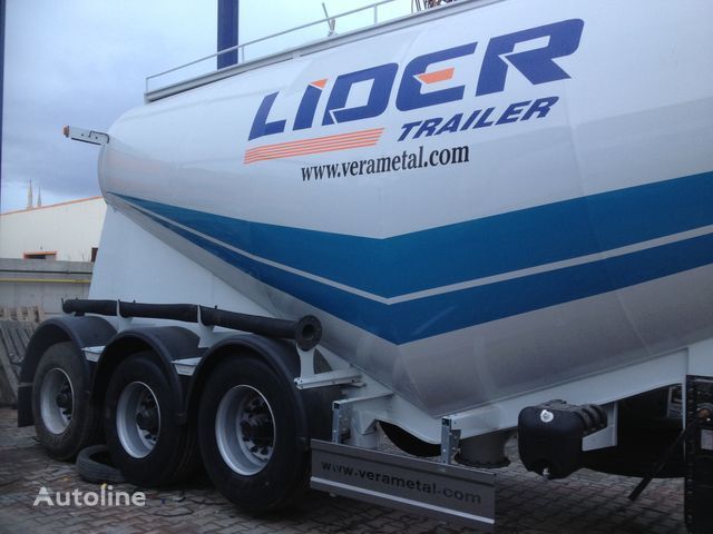 Nauja Puspriekabė cisterna pervežimui cementas LIDER 2023 NEW (FROM MANUFACTURER FACTORY SALE: foto 2