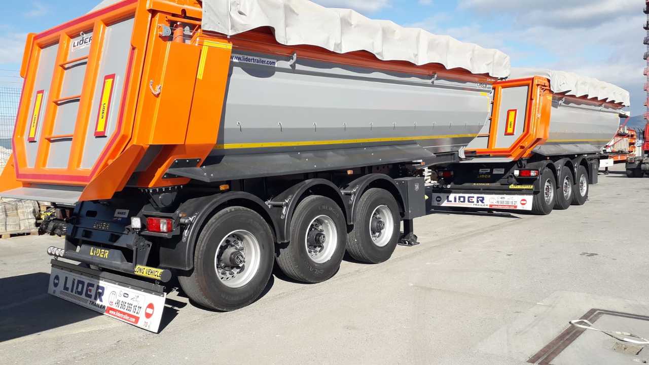 Nauja Savivartis puspriekabė pervežimui medienos LIDER 2024 MODELS YEAR NEW (MANUFACTURER COMPANY LIDER TRAILER & TANKER: foto 12