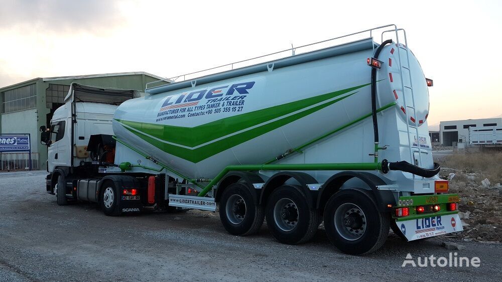 Nauja Puspriekabė cisterna pervežimui cementas LIDER 2024 YEAR NEW BULK CEMENT manufacturer co.: foto 18