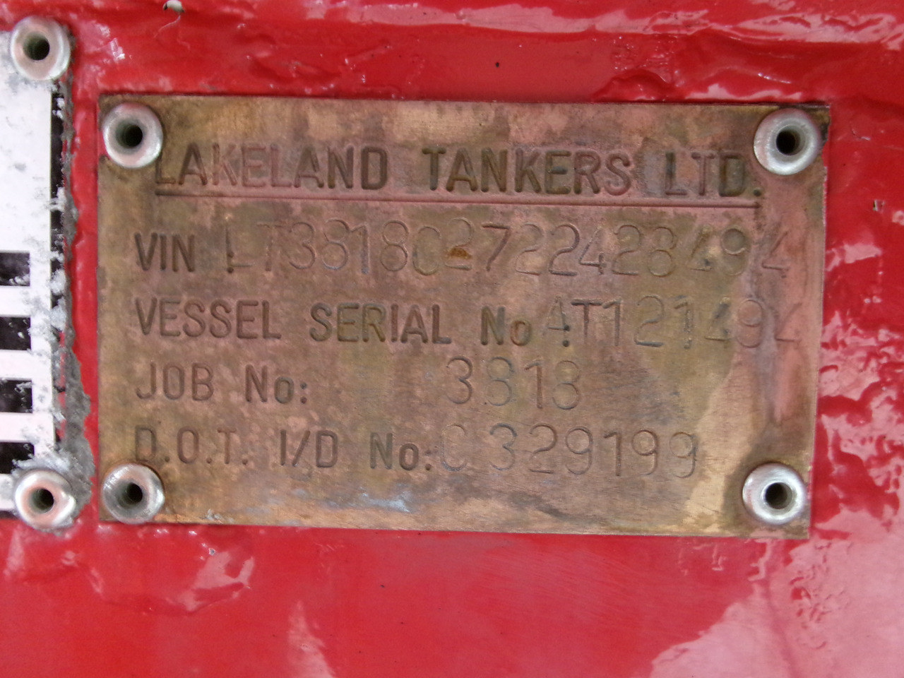 Puspriekabė cisterna pervežimui kuro Lakeland Fuel tank alu 42.8 m3 / 6 comp + pump: foto 25