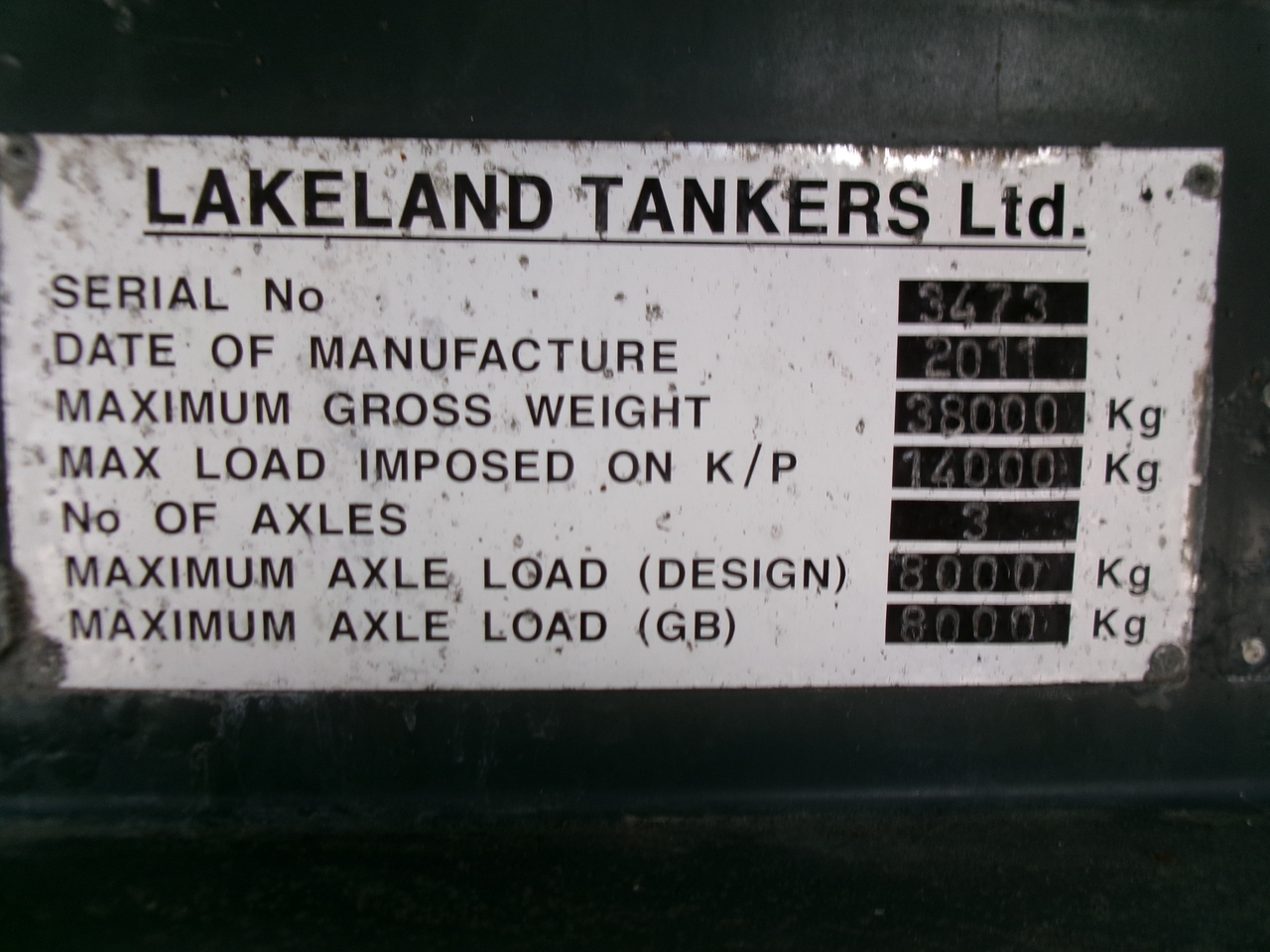 Puspriekabė cisterna pervežimui kuro Lakeland Fuel tank alu 42.8 m3 / 6 comp + pump: foto 37