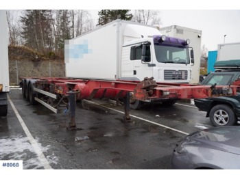 Konteineris-vežimus/ Sukeisti kūną puspriekabė LeciTrailer container trailer: foto 1