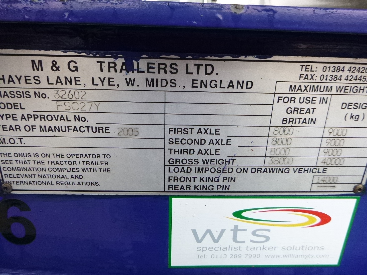 Konteineris-vežimus/ Sukeisti kūną puspriekabė M & G 3-axle container trailer 20-30 ft: foto 8
