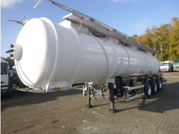 Puspriekabė cisterna pervežimui chemikalų Magyar Chemical tank inox 29.7 m3 / 1 comp: foto 1