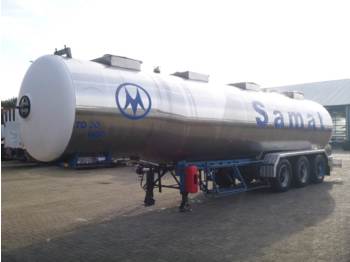 Puspriekabė cisterna pervežimui chemikalų Magyar Chemical tank inox 33 m3 / 4 comp: foto 1