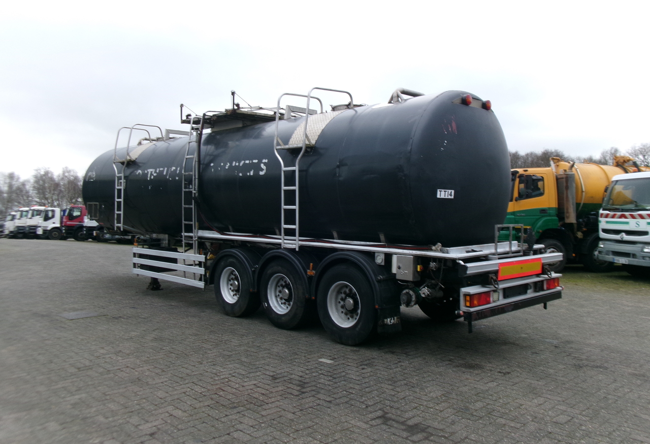 Puspriekabė cisterna pervežimui chemikalų Magyar Chemical tank inox 37.4 m3 / 1 comp / ADR 30/11/2023: foto 3