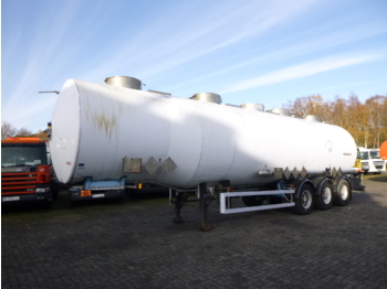 Puspriekabė cisterna pervežimui chemikalų Magyar Chemical tank inox 40.5 m3 / 3 comp: foto 1