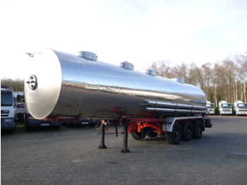 Puspriekabė cisterna pervežimui maisto produktų Magyar Food tank inox 29.4 m3 / 4 comp: foto 1