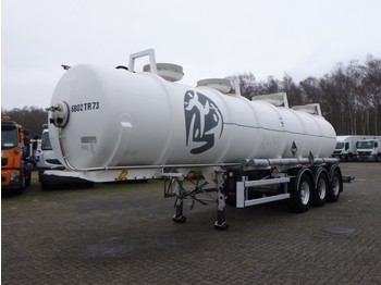 Puspriekabė cisterna pervežimui chemikalų Maisonneuve Chemical ACID tank inox 24.6 m3 / 1 comp: foto 1