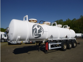 Puspriekabė cisterna pervežimui chemikalų Maisonneuve Chemical ACID tank steel 22.5 m3 / 2 comp: foto 1