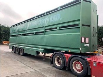 Gyvulių pervežimo puspriekabė Moorhill livestock trailer Single Decker: foto 1