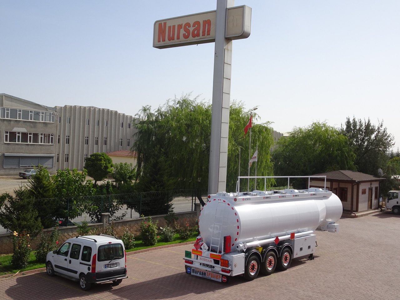 Nauja Puspriekabė cisterna pervežimui kuro NURSAN Aluminium Fuel Tanker: foto 10