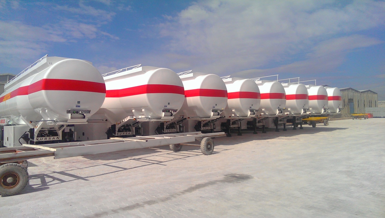 Nauja Puspriekabė cisterna pervežimui kuro NURSAN Steel Fuel Tanker: foto 13