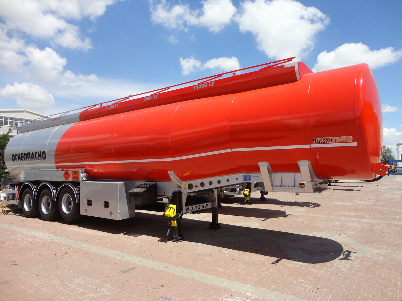 Nauja Puspriekabė cisterna pervežimui kuro NURSAN Steel Fuel Tanker: foto 9