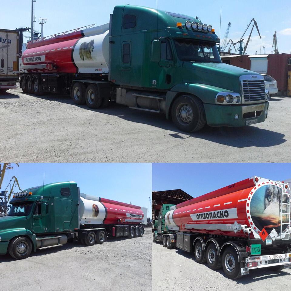 Nauja Puspriekabė cisterna pervežimui kuro NURSAN Steel Fuel Tanker: foto 2