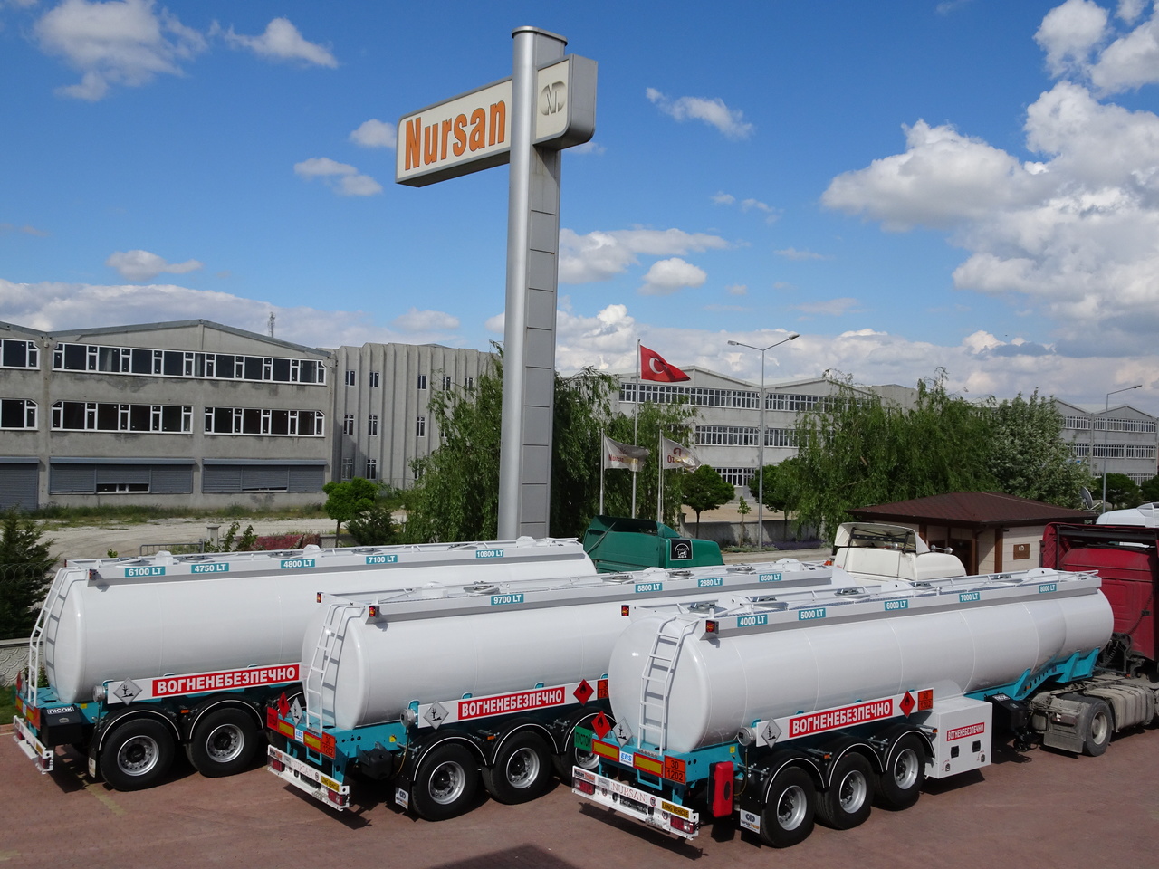 Nauja Puspriekabė cisterna pervežimui kuro NURSAN Steel Fuel Tanker: foto 5