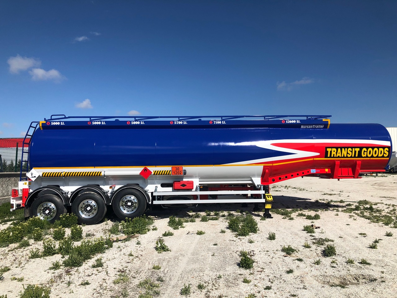 Nauja Puspriekabė cisterna pervežimui kuro NURSAN Steel Fuel Tanker: foto 14