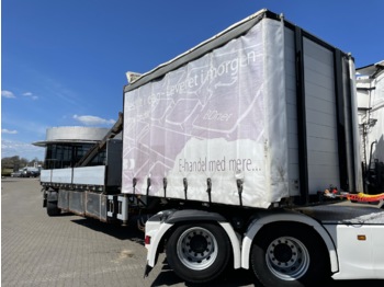 DAPA City trailer with HMF 910 - Platforminė/ Bortinė puspriekabė