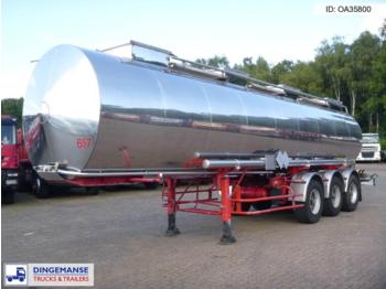 BSLT Chemical tank inox 25.7 m3 / 1 comp. - Puspriekabė cisterna