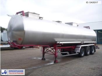 BSLT Chemical tank inox 25 m3 / 1 comp. - Puspriekabė cisterna