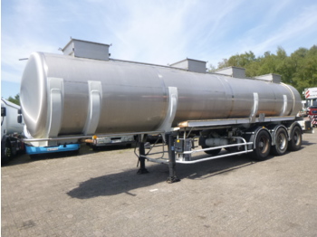 BSLT Chemical tank inox 27.8 m3 / 1 comp - Puspriekabė cisterna