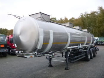 BSLT Chemical tank inox 27.8 m3 / 1 comp + pump - Puspriekabė cisterna