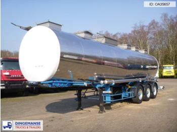 BSLT Chemical tank inox 32 m3 / 1 comp - Puspriekabė cisterna