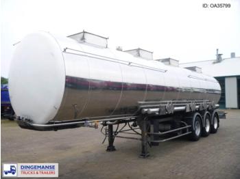 BSLT Chemical tank inox 33.7 m3 / 4 comp - Puspriekabė cisterna