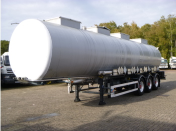 BSLT Chemical tank inox 33 m3 / 4 comp / ADR 01/2019 - Puspriekabė cisterna