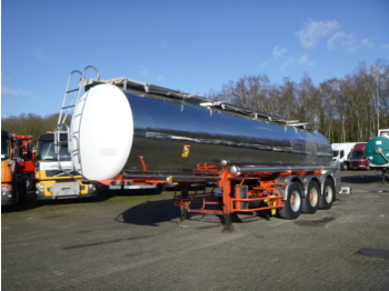 BSLT Food tank inox 21 m3 / 1 comp + pump - Puspriekabė cisterna