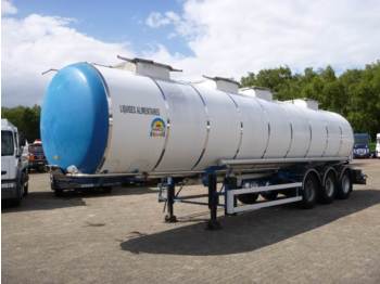BSLT Food tank inox 32.7 m3 / 4 comp - Puspriekabė cisterna