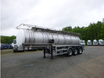 Crossland Chemical tank inox 22.5 m3 / 1 comp - Puspriekabė cisterna
