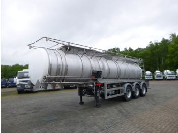 Crossland Chemical tank inox 22.5 m3 / 1 comp / ADR 08/2019 - Puspriekabė cisterna