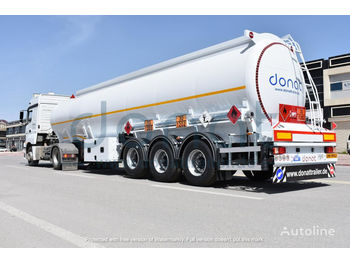 DONAT Aluminum Fuel Tanker with Bottom Loading - Puspriekabė cisterna