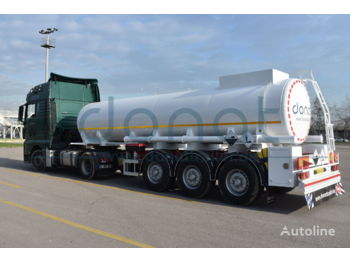 DONAT Stainless Steel Tanker - Sulfuric Acid - Puspriekabė cisterna