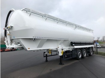 HEITLING 51 m3, 7 compartments animal food silo trailer - Puspriekabė cisterna